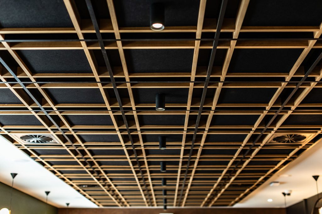 ceiling feature in pub