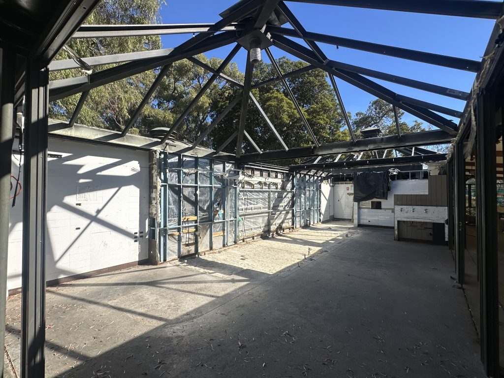 Fire Damage at Kings Park Cafe